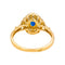 Bague 51 Bague Or jaune Saphir, Diamant 58 Facettes 4951649CN