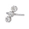 Bague 49 Bague trilogie en platine 950 sertie de 3 diamants 58 Facettes 4951650CN