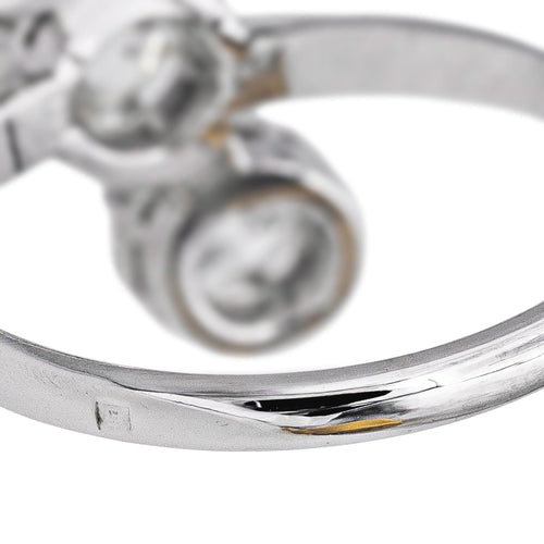 Bague 49 Bague trilogie en platine 950 sertie de 3 diamants 58 Facettes 4951650CN