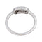 Bague 51 Messika Move Uno - Bague pavée en or blanc et diamants 58 Facettes 4993415CN