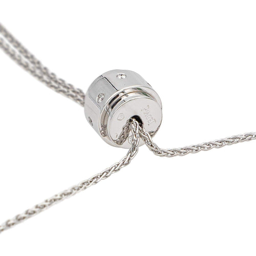 Collier Piaget Possession - Collier négligé en or blanc et diamants 58 Facettes 4997352CN