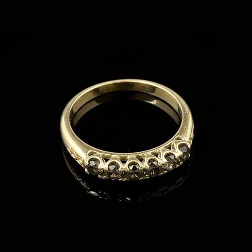 Bague 52 Bague rivière en or blanc et diamants 0,25 ct 58 Facettes