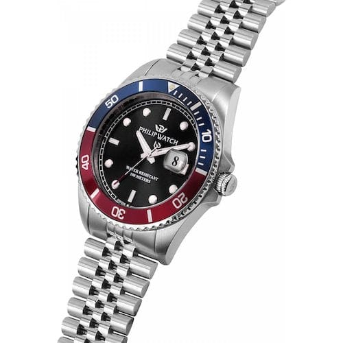 Montre Philip Watch Caribe - Montre en acier inoxydable 316L 58 Facettes R8253597049