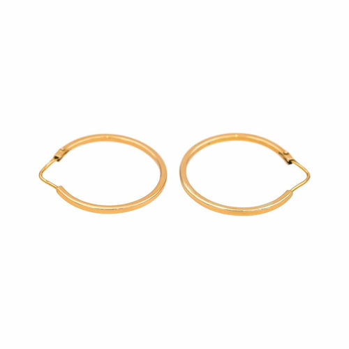 Boucles d'oreilles Boucles d'oreilles Créoles  Or rose 58 Facettes 5004157CN