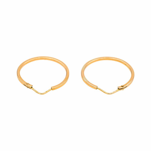 Boucles d'oreilles Boucles d'oreilles Créoles  Or rose 58 Facettes 5004157CN