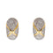 Boucles d'oreilles Boucles d'oreilles en or jaune et or blanc 18 carats, diamants 58 Facettes 5004223CN