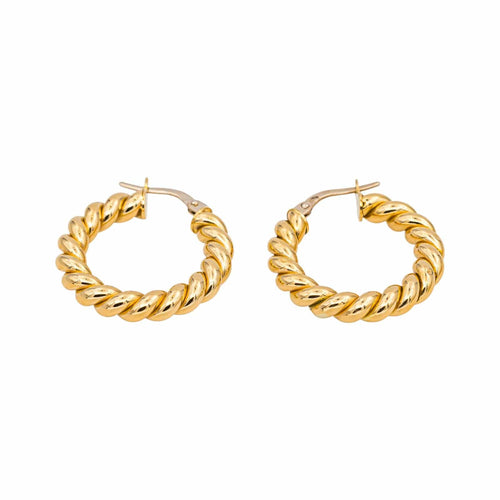 Boucles d'oreilles Boucles d'oreilles Créoles  Or jaune 58 Facettes 5015588CN