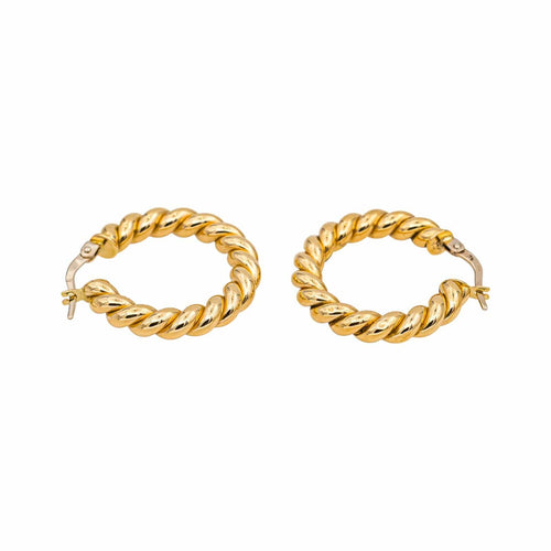 Boucles d'oreilles Boucles d'oreilles Créoles  Or jaune 58 Facettes 5015588CN