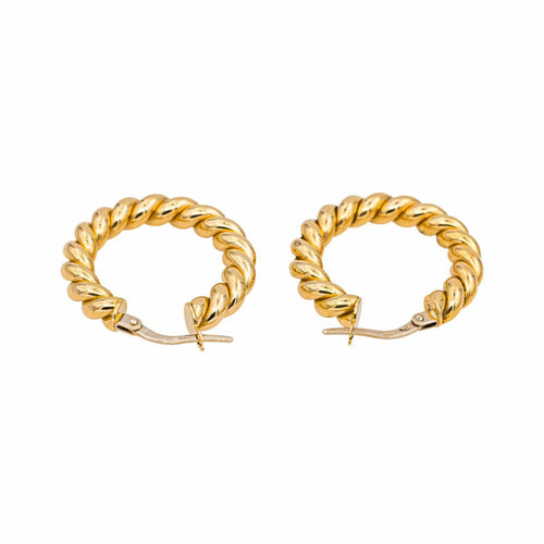 Boucles d'oreilles Boucles d'oreilles Créoles  Or jaune 58 Facettes 5015588CN