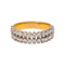 Bague 56 Bague Or jaune, Or blanc Diamant 58 Facettes 5018768RV