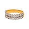 Bague 56 Bague Or jaune, Or blanc Diamant 58 Facettes 5018768RV