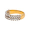 Bague 56 Bague Or jaune, Or blanc Diamant 58 Facettes 5018768RV