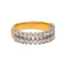 Bague 56 Bague Or jaune, Or blanc Diamant 58 Facettes 5018768RV