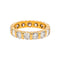 Bague 52 Bague alliance américaine en or jaune 18 carats et diamants 58 Facettes 5018772RV