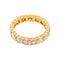 Bague 52 Bague alliance américaine en or jaune 18 carats et diamants 58 Facettes 5018772RV