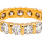 Bague 52 Bague alliance américaine en or jaune 18 carats et diamants 58 Facettes 5018772RV