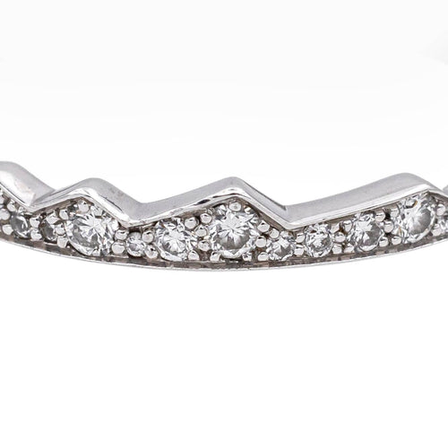 Bague 55 Akillis Capture Light - Bague alliance tour complet en or blanc et diamants 58 Facettes 5069572RV