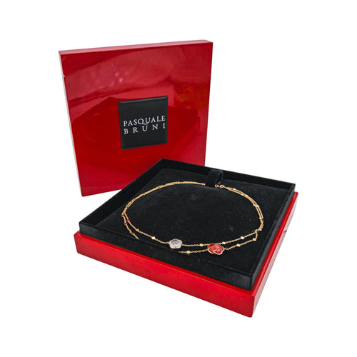Collier Pasquale Bruni Bon Ton - Collier sautoir en or rose cornaline et quartz laiteux 58 Facettes 5087956RV