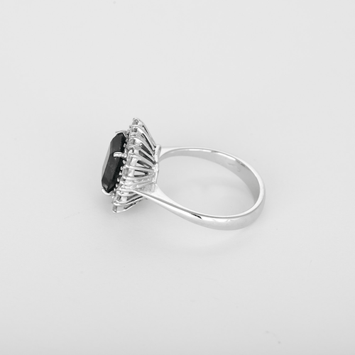 Bague 53 Bague marguerite, topaze : 2,50 carats et diamants : 0,70 carat 58 Facettes DV31450-22