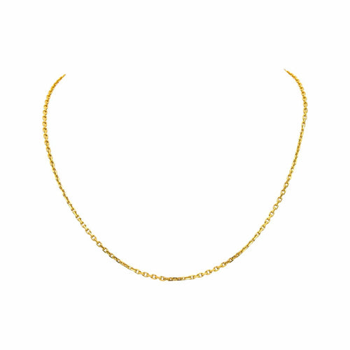 Collier Collier  Maille forçat Or jaune 58 Facettes 5226044CN