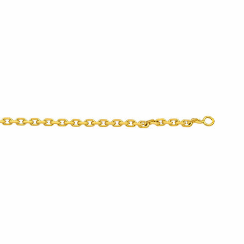 Collier Collier  Maille forçat Or jaune 58 Facettes 5226044CN
