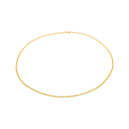 Collier Collier  Maille forçat Or jaune 58 Facettes 5226044CN