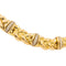 Collier O.J. Perrin - Collier ras-de-cou tressé en or jaune et diamants 58 Facettes 577638GD