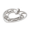 Pendentif Repossi Love - Pendentif cœur en or blanc et diamants 58 Facettes 577672GD
