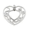 Pendentif Repossi Love - Pendentif cœur en or blanc et diamants 58 Facettes 577672GD