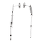 Boucles d'oreilles Dinh Van Seventies - Boucles d’oreilles en or blanc 18 carats et diamants 58 Facettes 577676GD