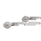 Boucles d'oreilles Dinh Van Seventies - Boucles d’oreilles en or blanc 18 carats et diamants 58 Facettes 577676GD