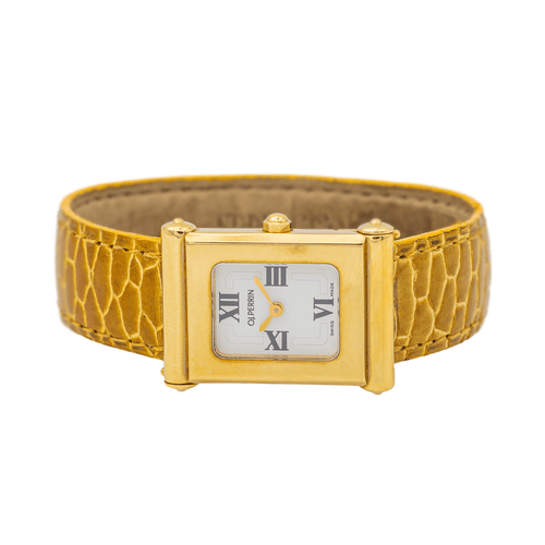 Montre O.J. Perrin Milady - Montre en or jaune 18 carats 58 Facettes 577677GD