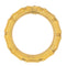 Bracelet Bracelet jonc style bambou en or jaune 18 carats 58 Facettes 578090CD