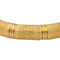 Bracelet Bracelet jonc style bambou en or jaune 18 carats 58 Facettes 578090CD