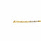 Collier Collier maille épi ras du cou en or jaune et blanc 18 carats 58 Facettes 578112CD