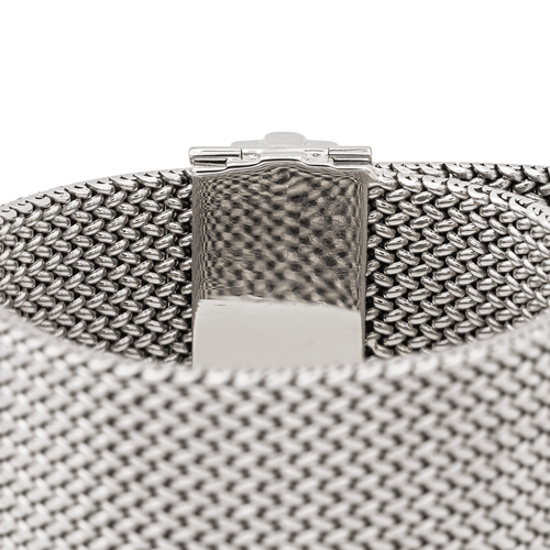 Bracelet Bracelet manchette en or blanc 18 carats serti de diamants 58 Facettes 578150CD