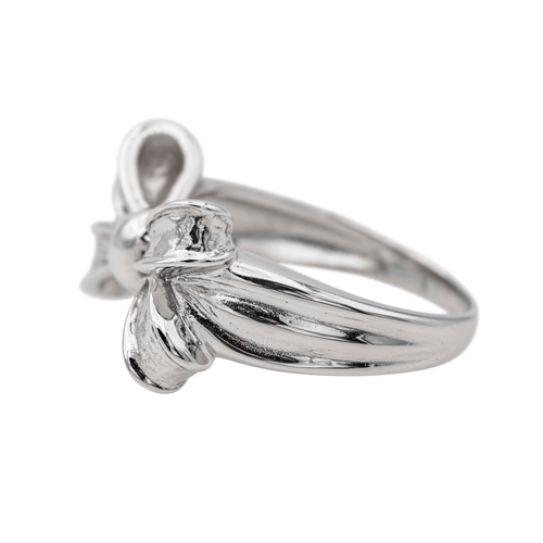 Bague 53 Bague nœud en or blanc 18 carats 58 Facettes 578153CD