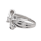 Bague 53 Bague nœud en or blanc 18 carats 58 Facettes 578153CD