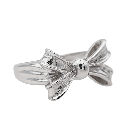 Bague 53 Bague nœud en or blanc 18 carats 58 Facettes 578153CD