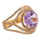 Bague 52 Eternamé Éternelle - Bague en or jaune avec améthyste et diamants 58 Facettes 578282CD
