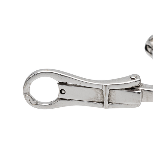 Boucles d'oreilles Boucles d'oreilles en or blanc 18 carats et diamants 58 Facettes 578310CD