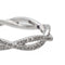 Bague 53 Eternamé Entrelacs - Bague en or blanc 18 carats et diamants 58 Facettes 578314CD