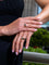 Bague 56 Bague solitaire en or jaune et or blanc avec diamant 58 Facettes 578381CD