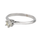Bague 50 Bague solitaire en or blanc 18 carats avec diamant 0,25 ct 58 Facettes 578390CD