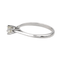 Bague 50 Bague solitaire en or blanc 18 carats avec diamant 0,25 ct 58 Facettes 578390CD