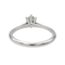 Bague 50 Bague solitaire en or blanc 18 carats avec diamant 0,25 ct 58 Facettes 578390CD