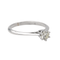 Bague 50 Bague solitaire en or blanc 18 carats avec diamant 0,25 ct 58 Facettes 578390CD