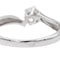 Bague 56 Bague solitaire en or blanc 18 carats avec diamant 58 Facettes 578416CD