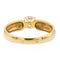 Bague 55 Bague solitaire en or jaune 18 carats avec diamant taille brillant 58 Facettes 578417CD