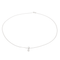 Collier Collier chaîne et pendentif en or blanc 18 carats avec diamant 58 Facettes 578624CD